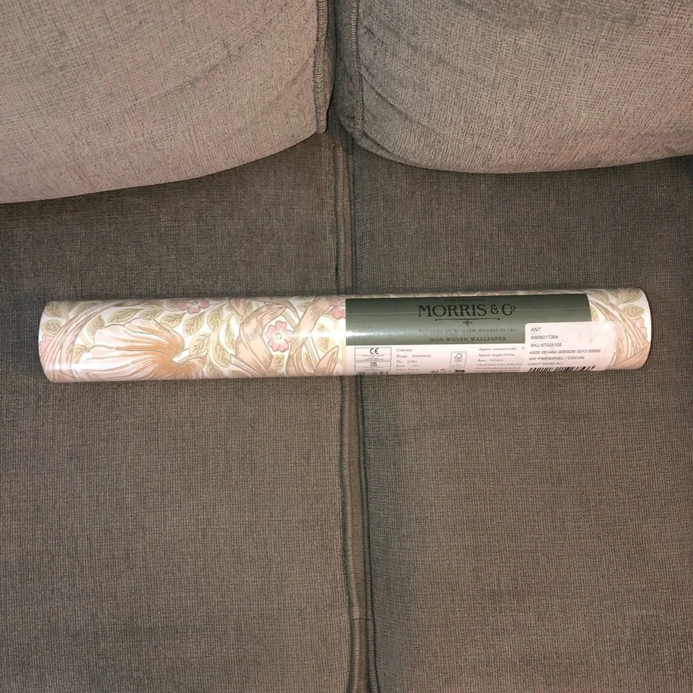 Anthropologie Home x Morris & Co. Pimpernel Floral Wallpaper Wall Art Mural